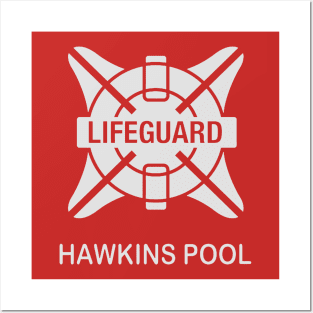 Lifeguard Hawkins Pool Posters and Art